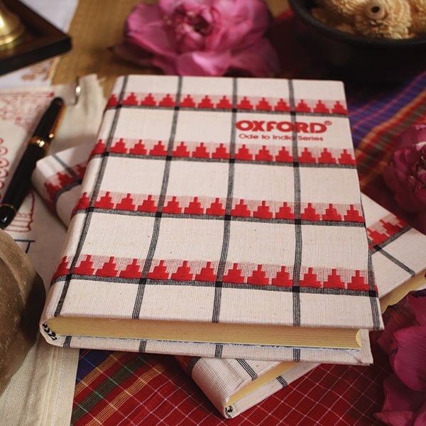 Laal Shada Begumpuri Handmade Paper Notebook - Image 2