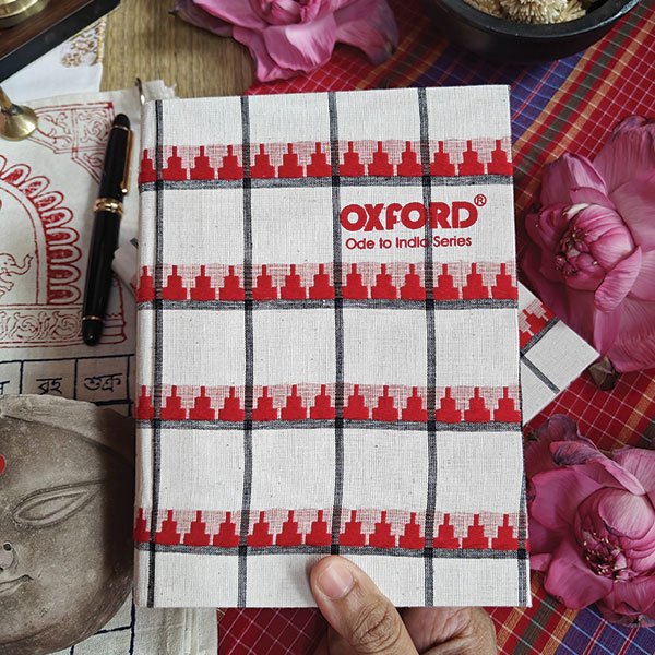 Laal Shada Begumpuri Handmade Paper Notebook - Image 3