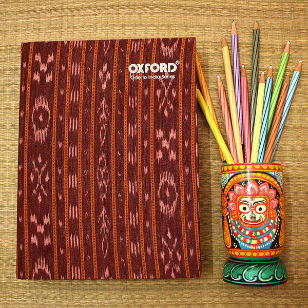 Odisha Ikat Rust Notebook (V)