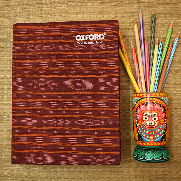 Odisha Ikat Rust Notebook (H)