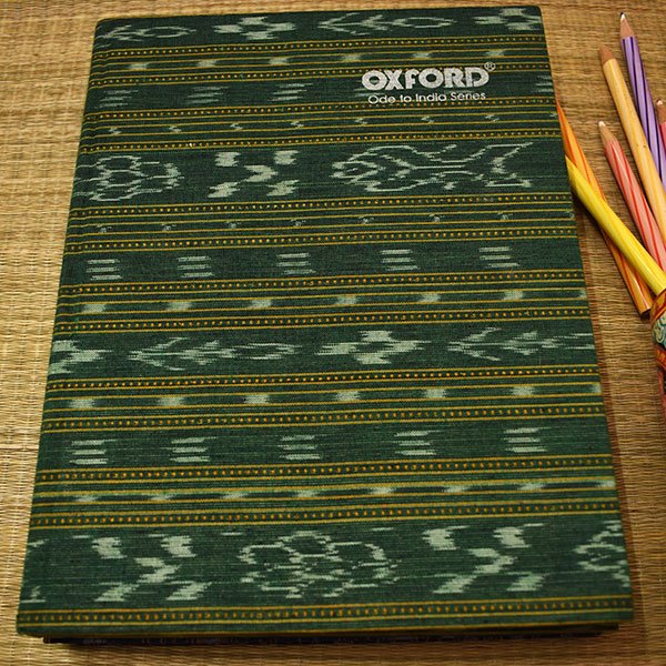 Odisha Ikat Green Notebook (H) - Image 2