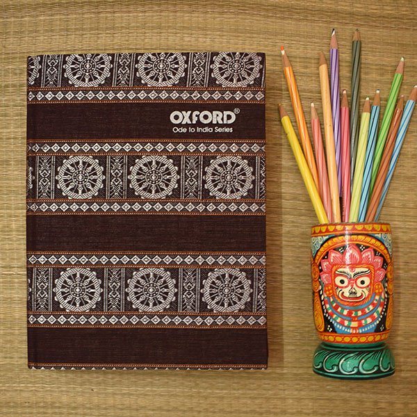 Odisha Dark Brown Konark Chakra Notebook