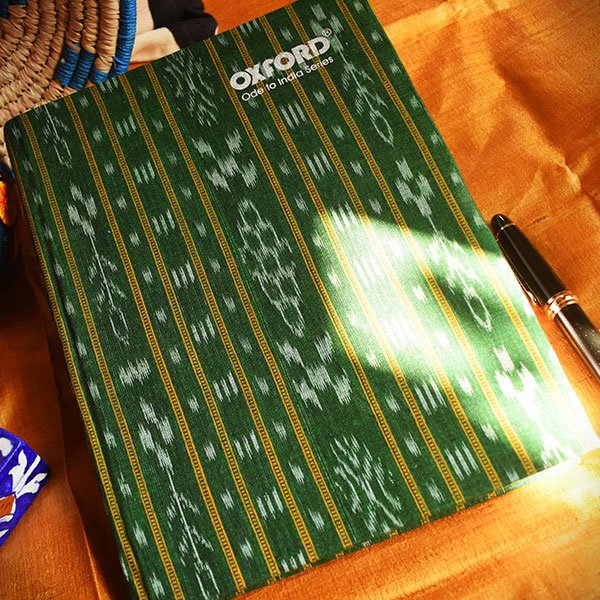 Odisha Ikat Green Notebook (V)
