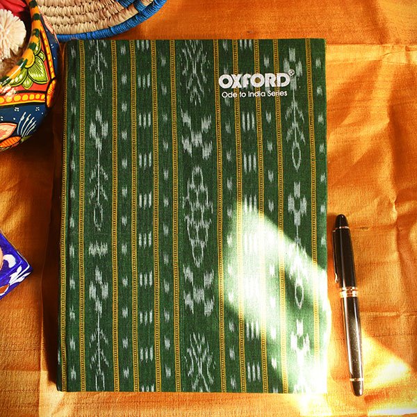 Odisha Ikat Green Notebook (V) - Image 2