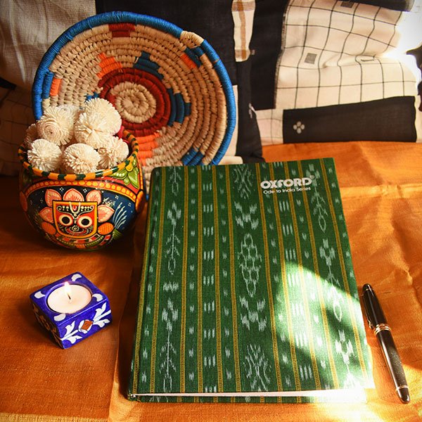 Odisha Ikat Green Notebook (V) - Image 3