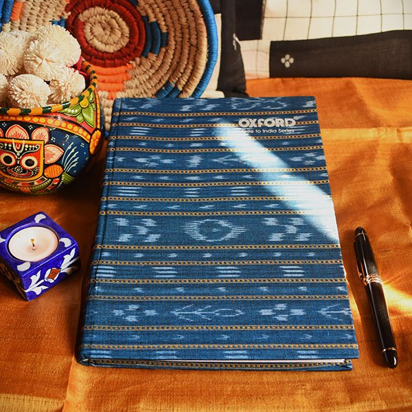 Odisha Ikat Blue Notebook (H) - Image 3