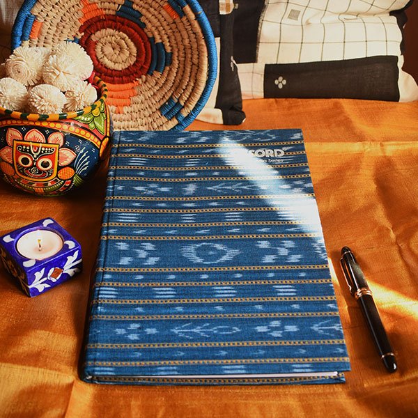 Odisha Ikat Blue Notebook (H) - Image 2