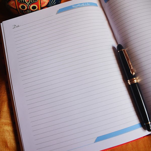 Odisha Ikat Blue Notebook (H) - Image 4