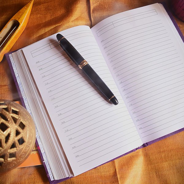 Begumpuri Purple Lotus Notebook - Image 4