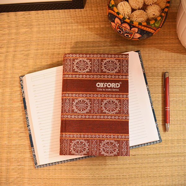 Odisha Konark Chakra Brown Lotus Notebook