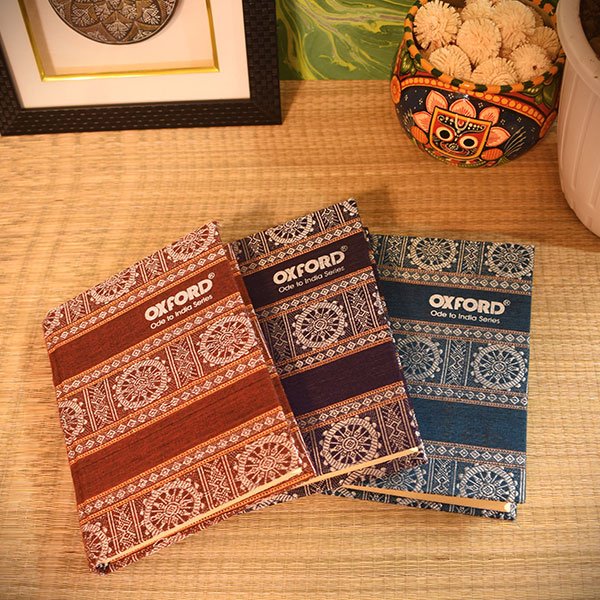 Odisha Konark Chakra Purple Handmade Paper Notebook - Image 2