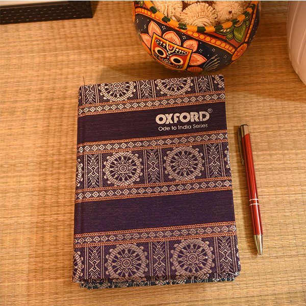 Odisha Konark Chakra Purple Handmade Paper Notebook - Image 3