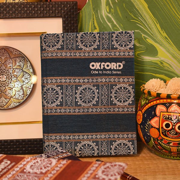 Odisha Konark Chakra Blue Handmade Paper Notebook