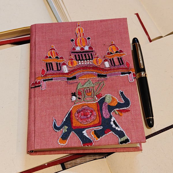 Coral – Mysore Dussehra Embroidered Note Book